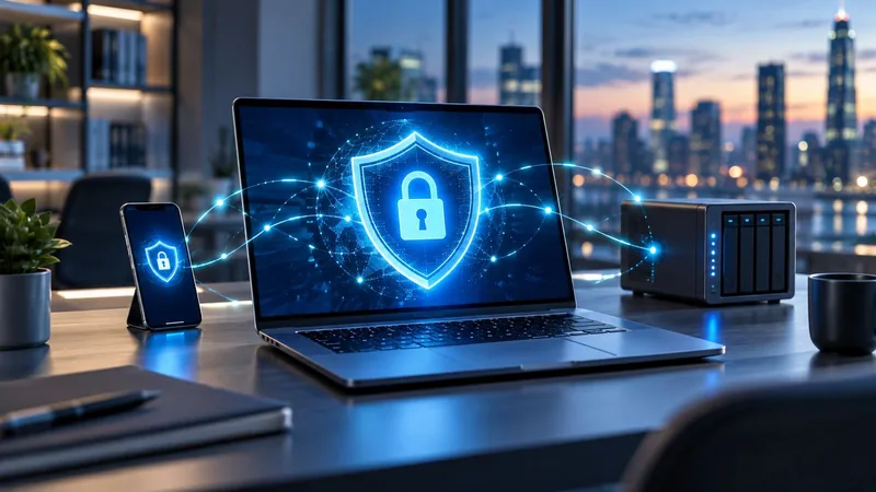 Laptop with security shield