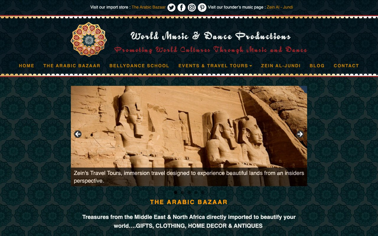 WMD Productions website